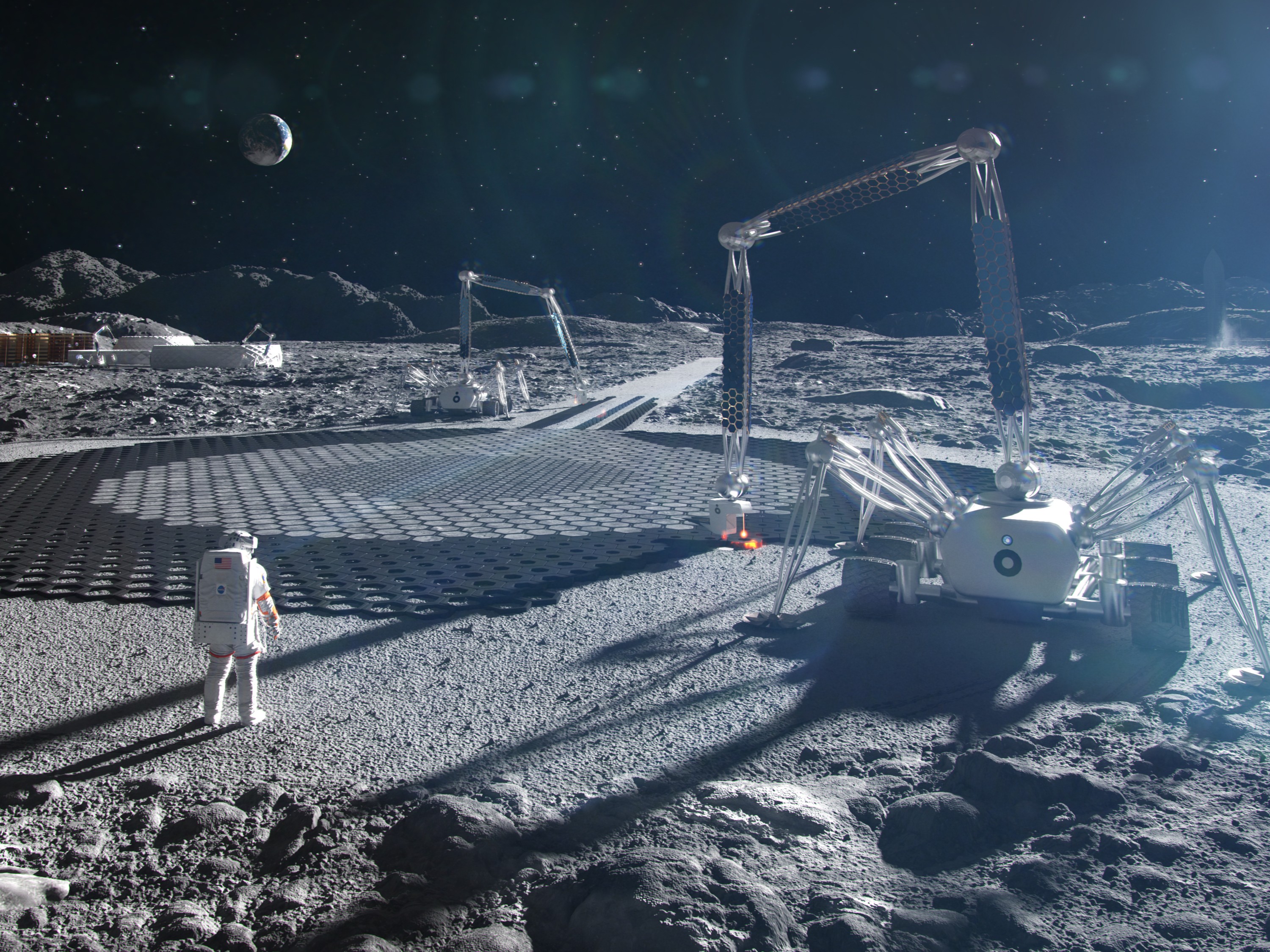 ICON won a $57 million NASA contract to develop lunar construction technology. Credit: ICON Technology Inc.
