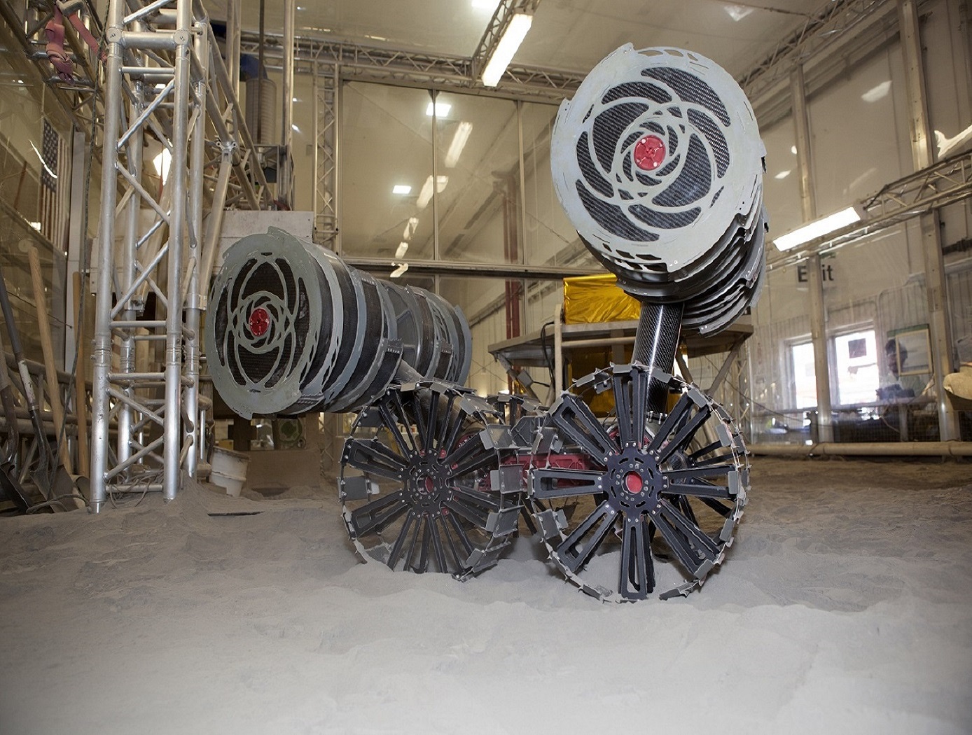 Regolith Advanced Surface Systems Operations Robot (RASSOR) Excavator