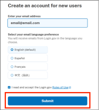 NASA Guest Account Services Transition to Login.gov Screenshot