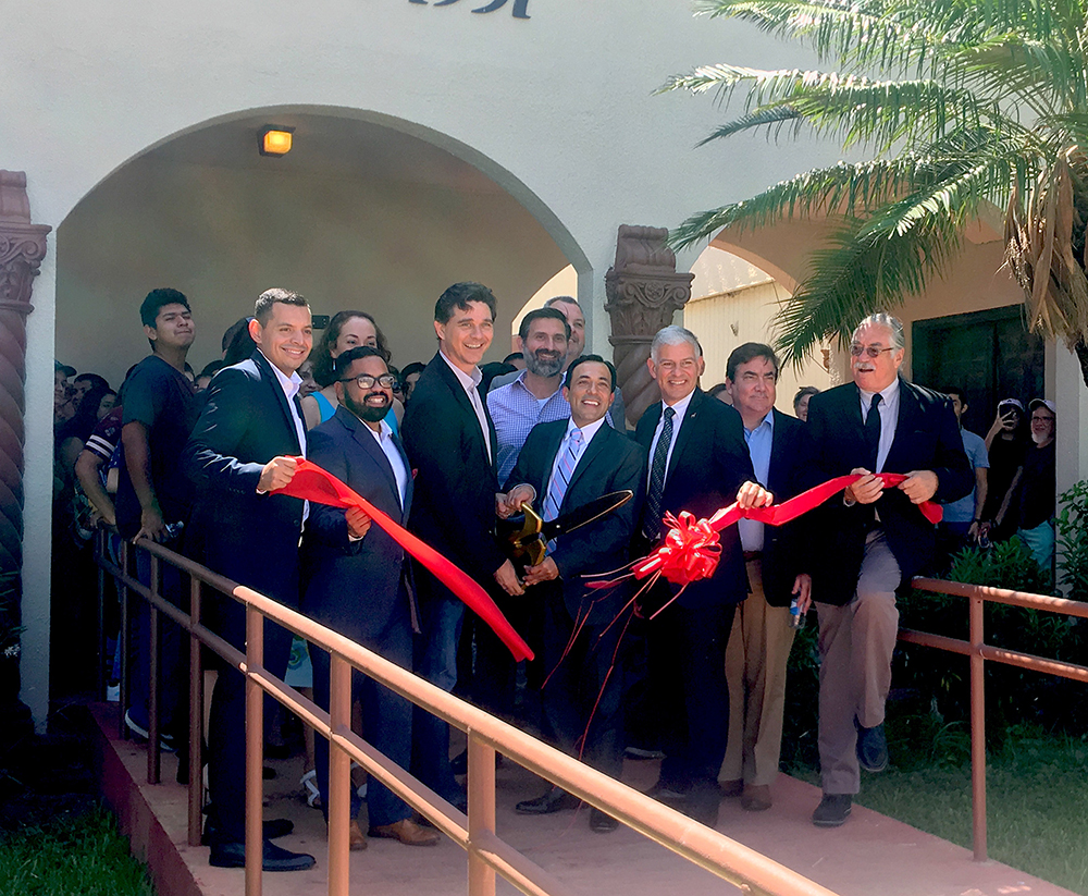 Ribbon-cutting of Expanding Frontiers