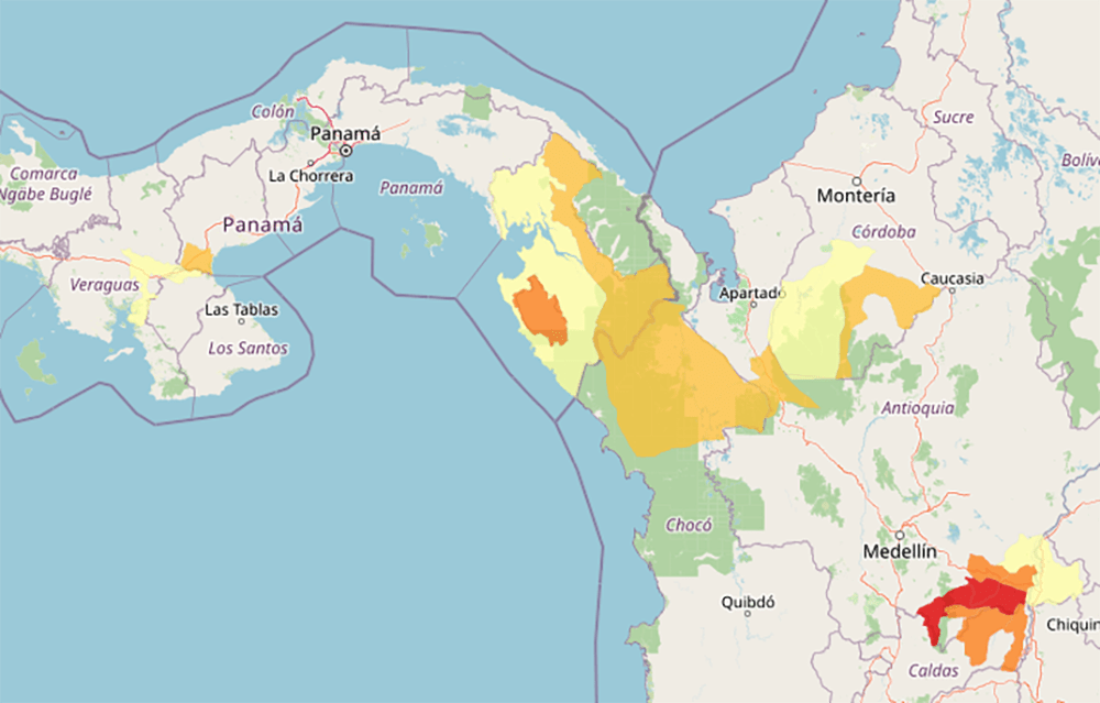 landslide map 