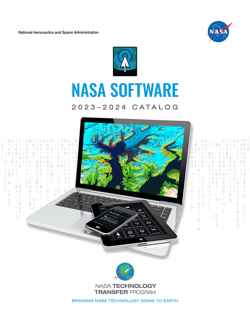 Cover of the NASA Software Catalog for 2023-2024