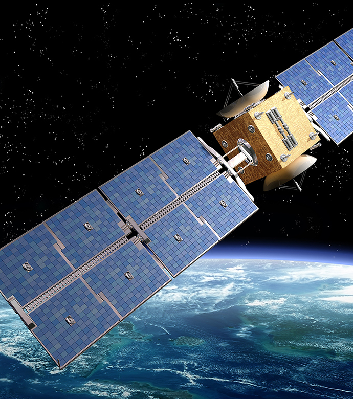satellite in orbit
