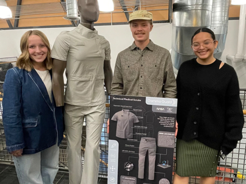 Utah State University students and their product designs