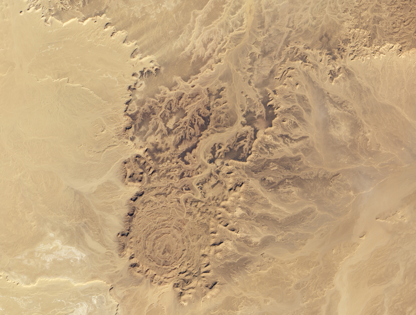Tin Bider Crater, Algeria