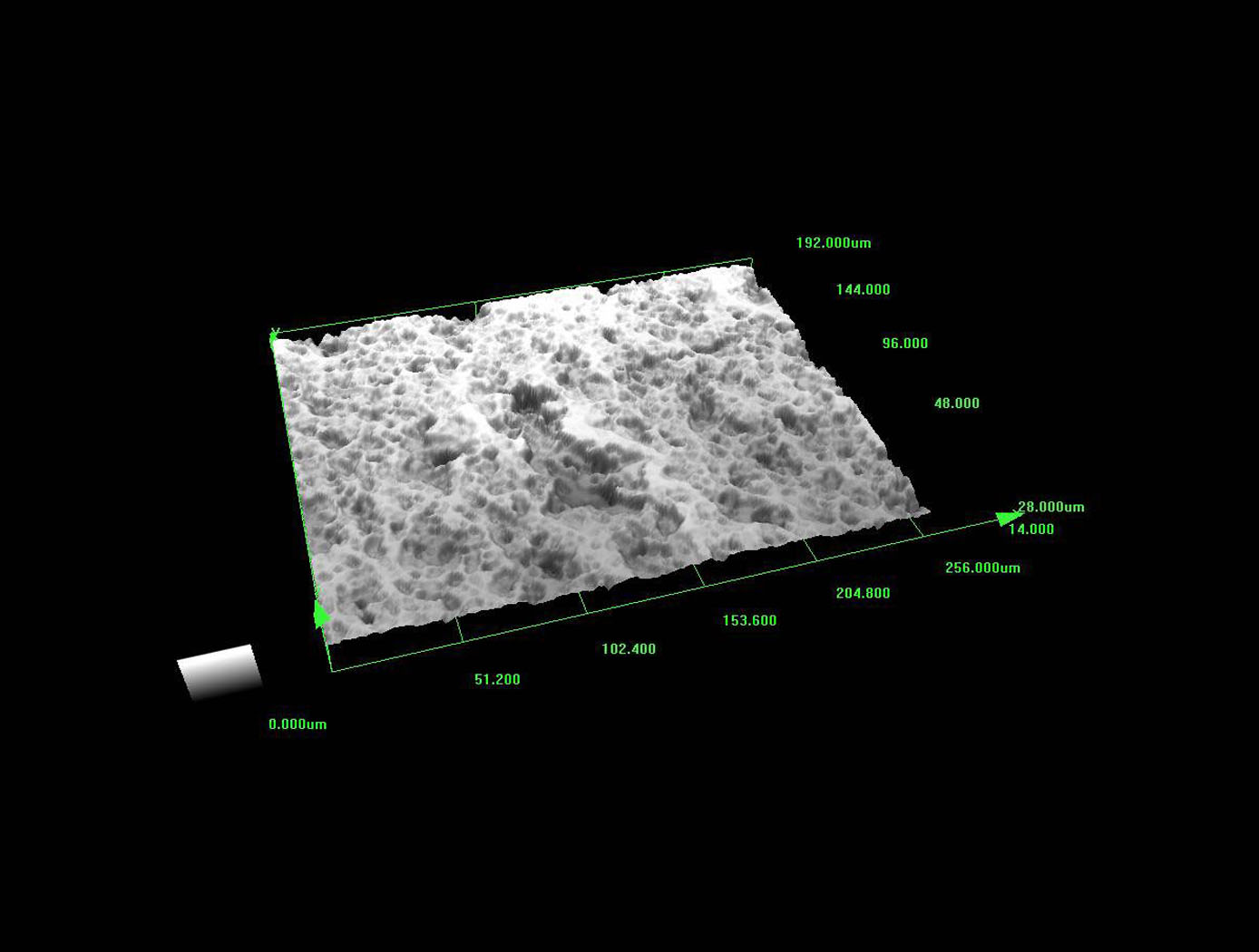 Microscopic nano-texture of MAC