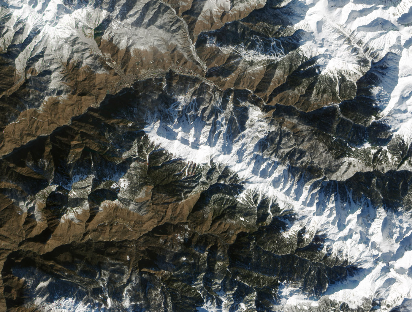 Skiing Sochi, Credit: NASA Earth Observatory