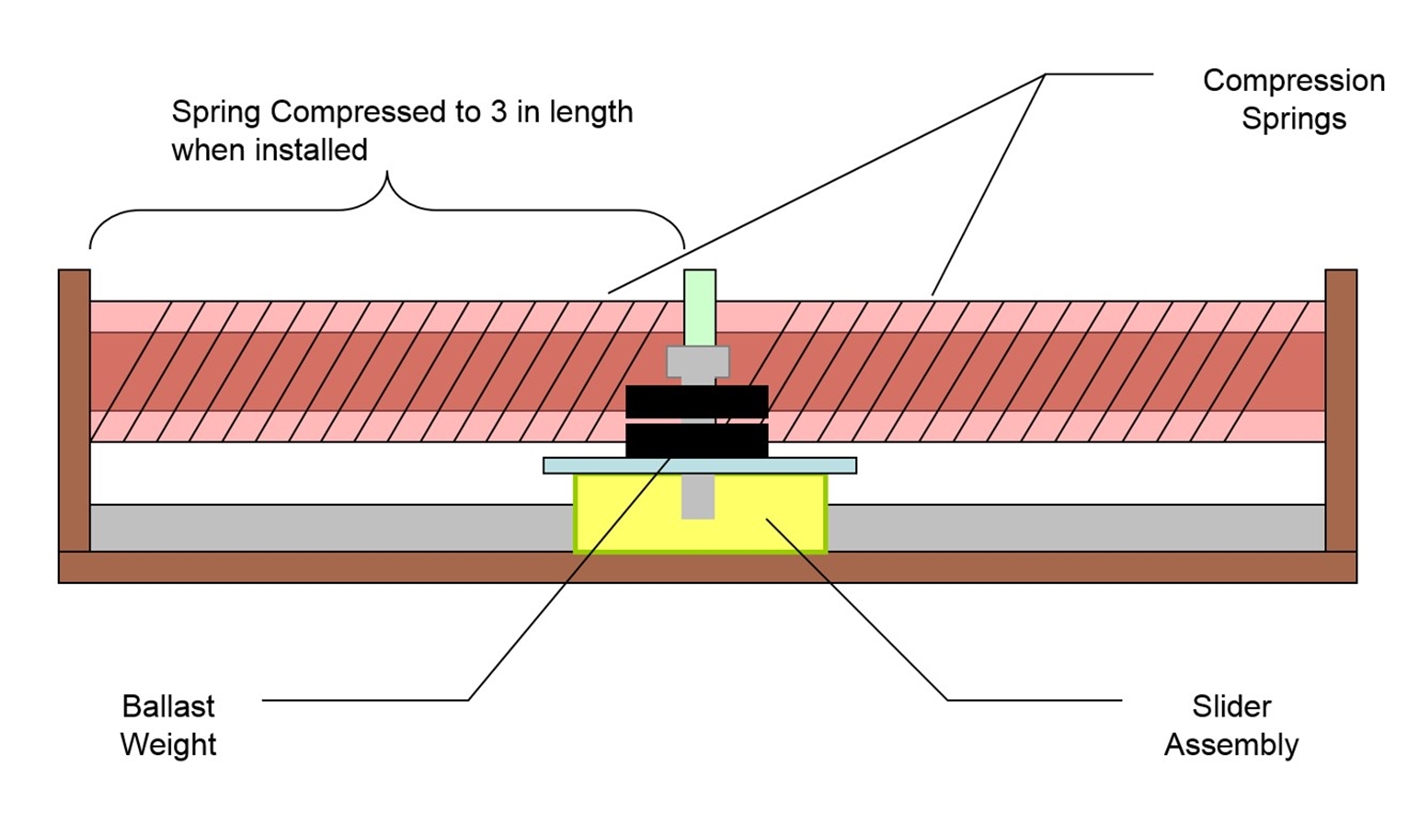 Side view of vibration damper 