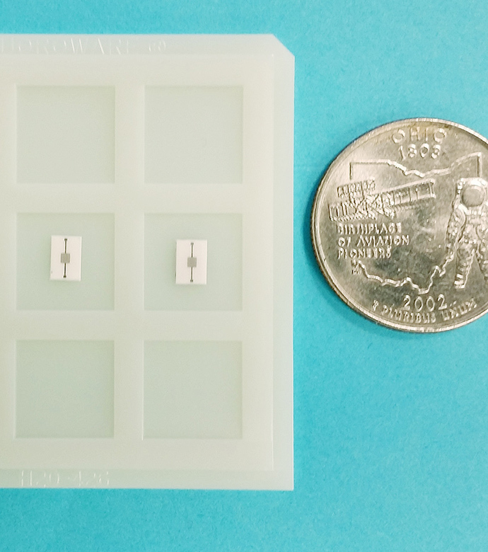 Glenn's microsensor is small and easy to fabricate