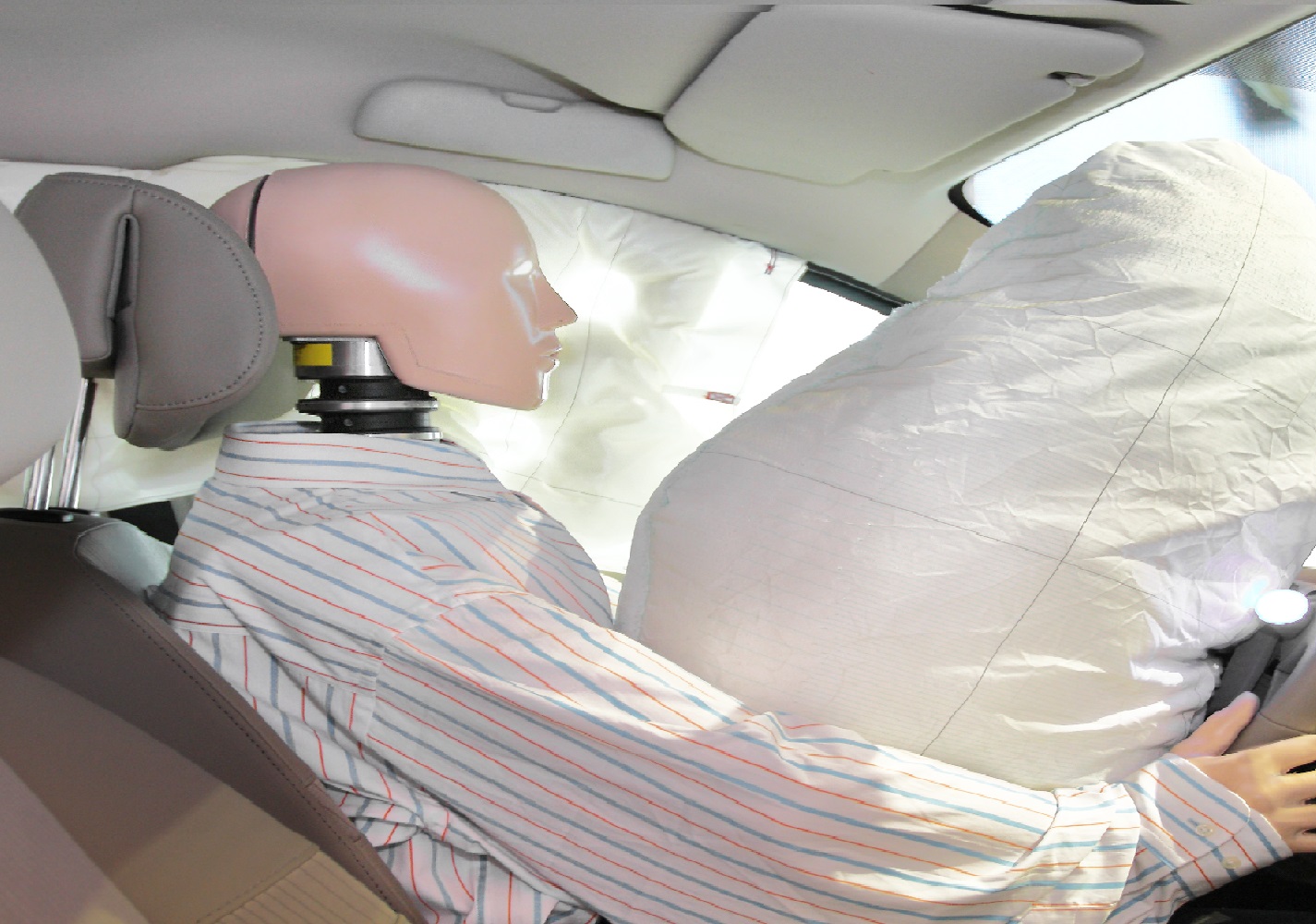 Infrared Real-time Pyrometer can be used to test automobiles air bags for Electromagnetic Interference (EMI).